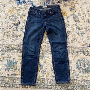 Madewell 9” High riser Skinny Skinny Crop
